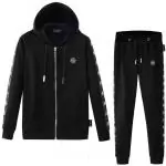 survetement philipp plein casual tracksuits 3d skull shoulder side